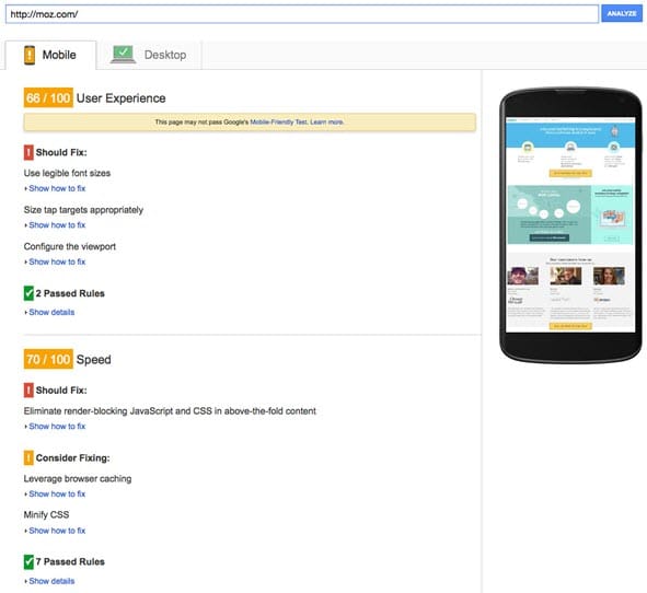 Page Speed Test