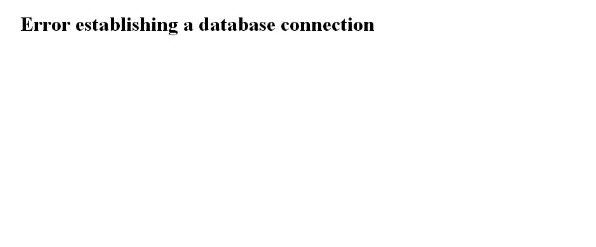 Error Establishing a Database Connection in WordPress