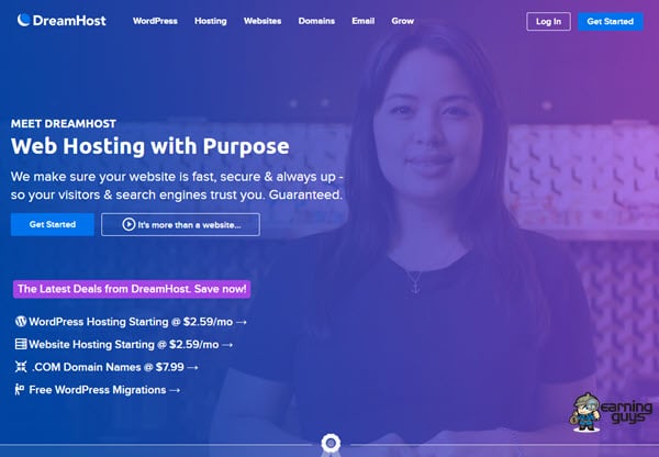 DreamHost Review & Coupon Code